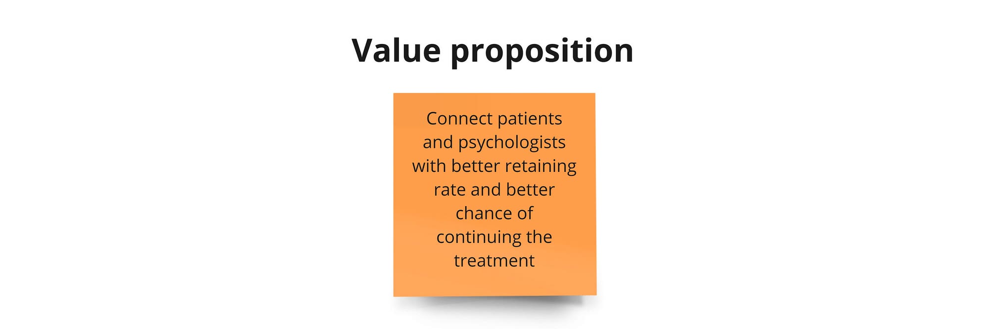 Solution value proposition